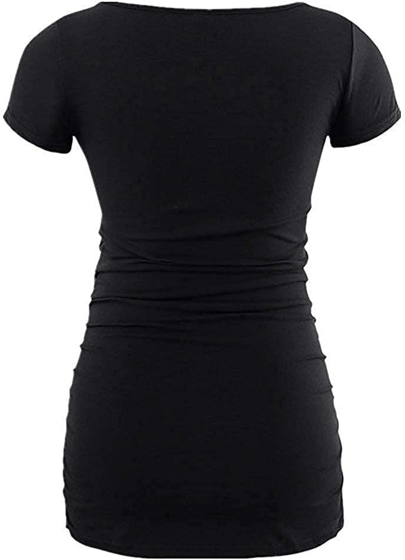 Graphic Maternity Shirts for Women - Pregnancy Essentials Funny Tops for Pregnant Mom Gifts