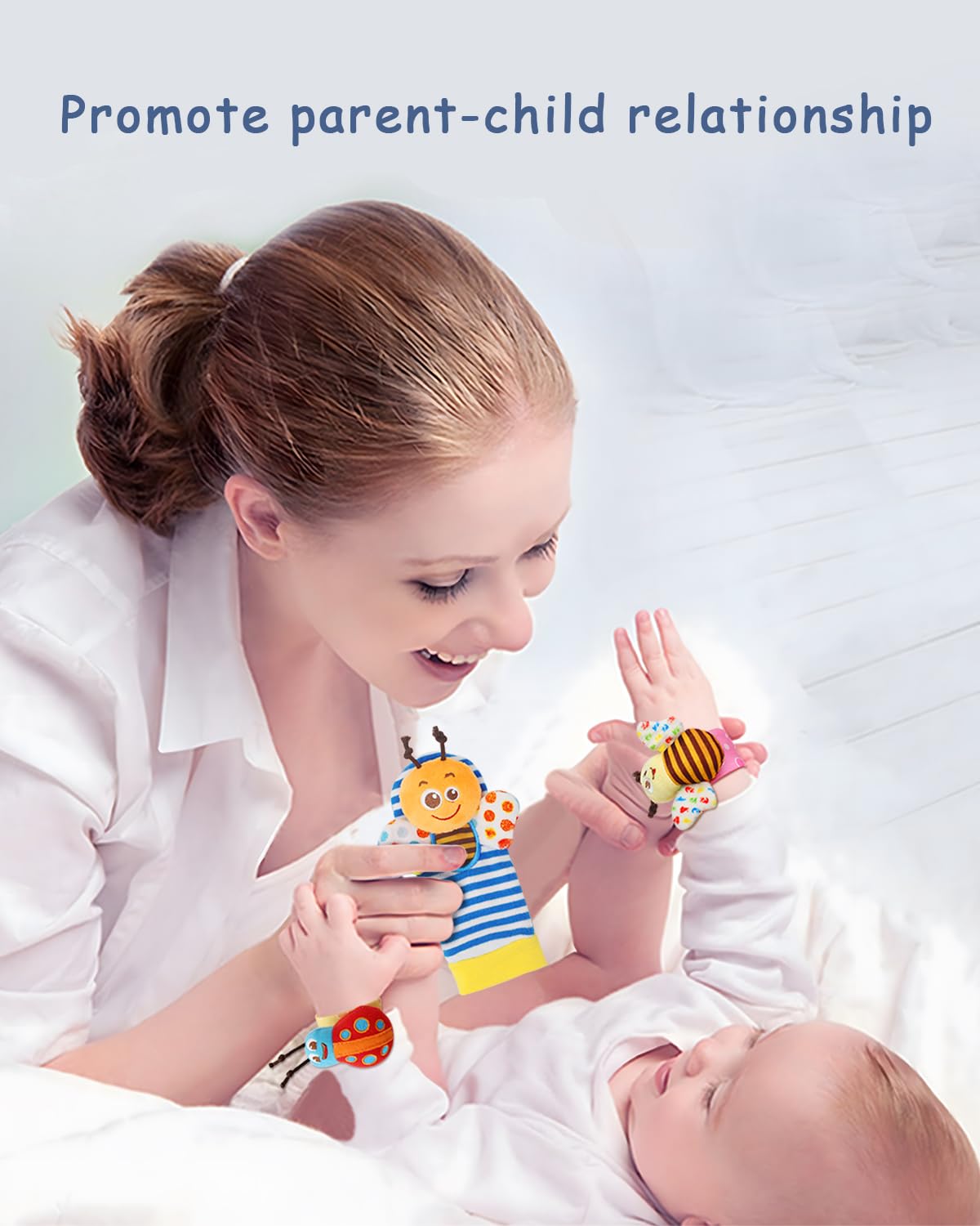 Baby Rattles Gift Set – Hand & Foot Toys for 0–12 Months