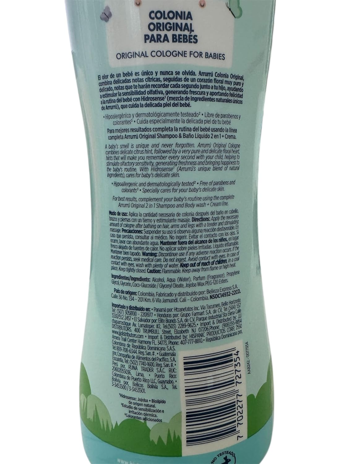 Colonia Original Azul 27.5 Fl.Oz (800 Ml)