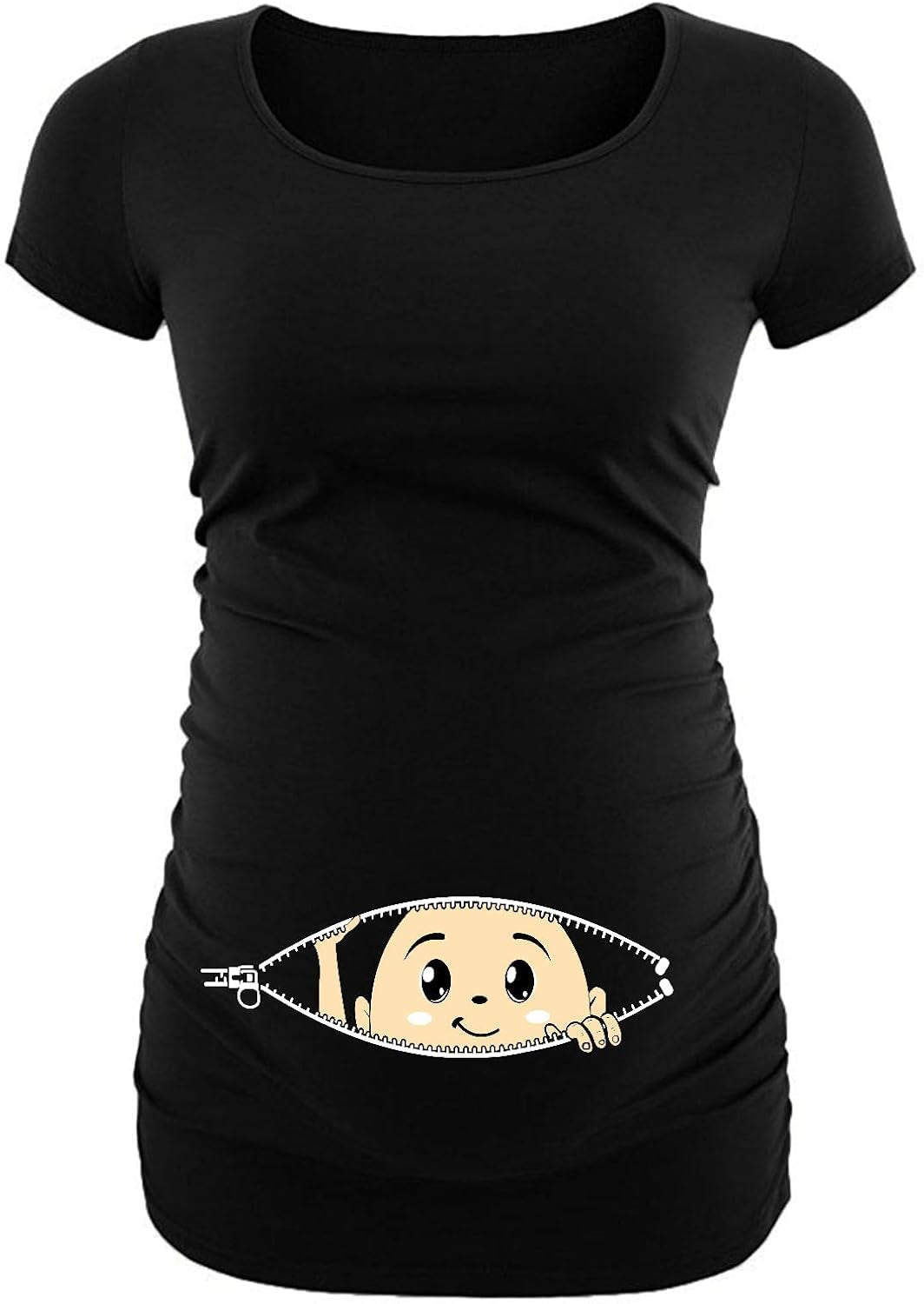 Graphic Maternity Shirts for Women - Pregnancy Essentials Funny Tops for Pregnant Mom Gifts