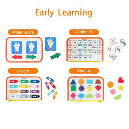 Busy Board Educational Toy for Toddlers 2-4 Year Old, Montessori Preschool Learning Educational Toys for 2-4 Boys Girls