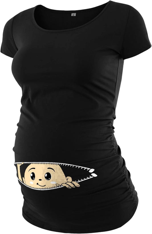 Graphic Maternity Shirts for Women
