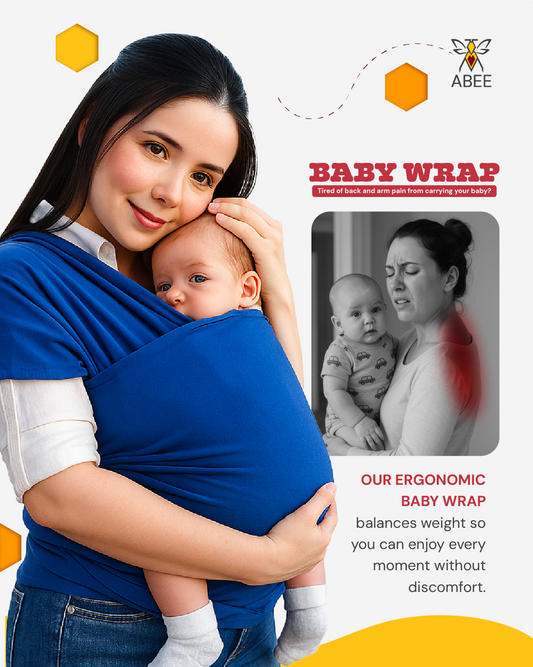 Ergonomic Baby wrap Carrier - Carry your baby with comfort, safety, and love.
