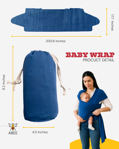 Ergonomic Baby wrap Carrier - Carry your baby with comfort, safety, and love.