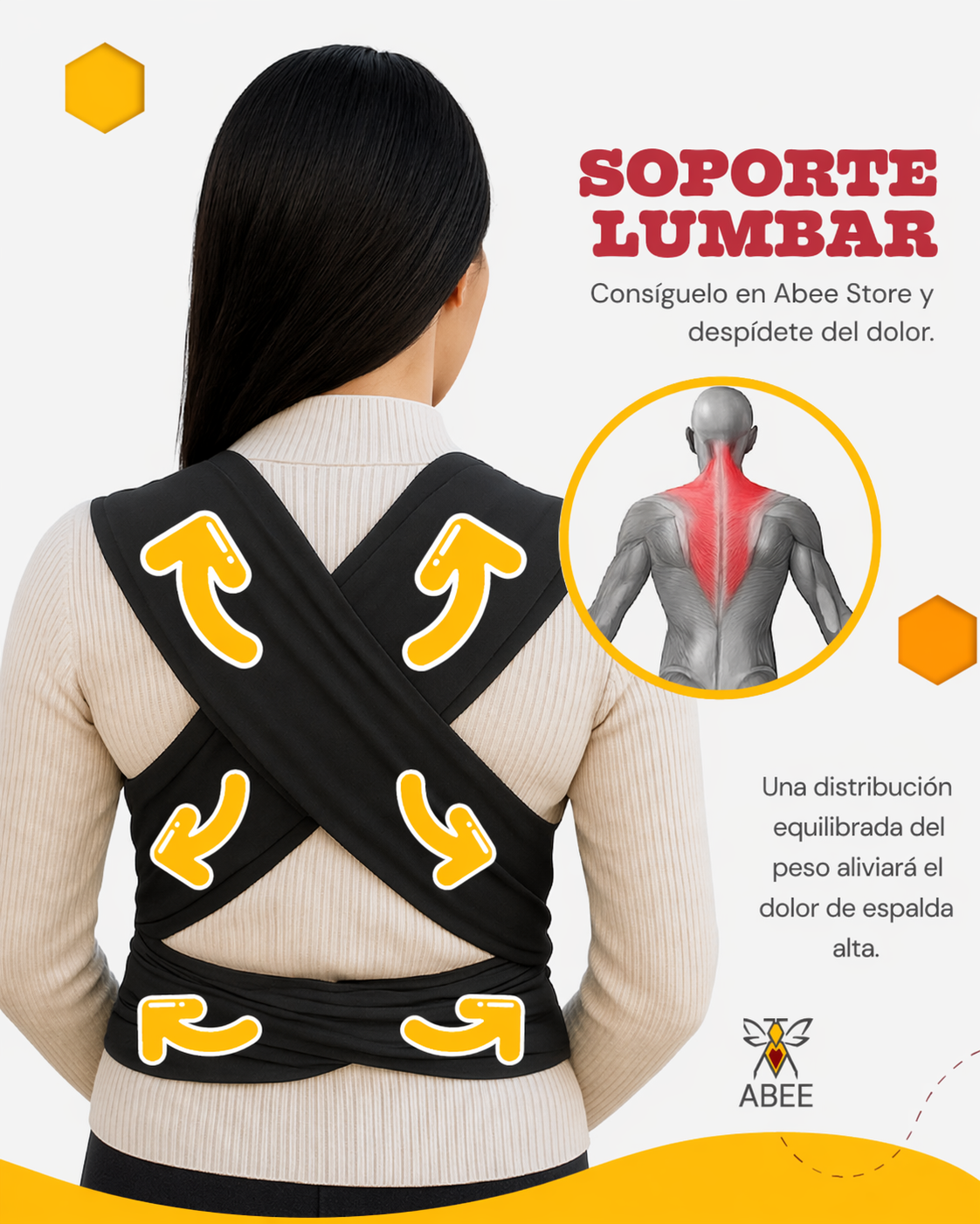 Portabebés ergonómico Abee — Lleva a tu bebé con comodidad, seguridad y amor.