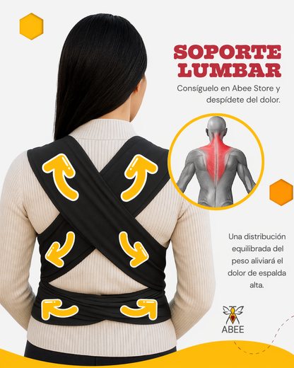 Portabebés ergonómico Abee — Lleva a tu bebé con comodidad, seguridad y amor.