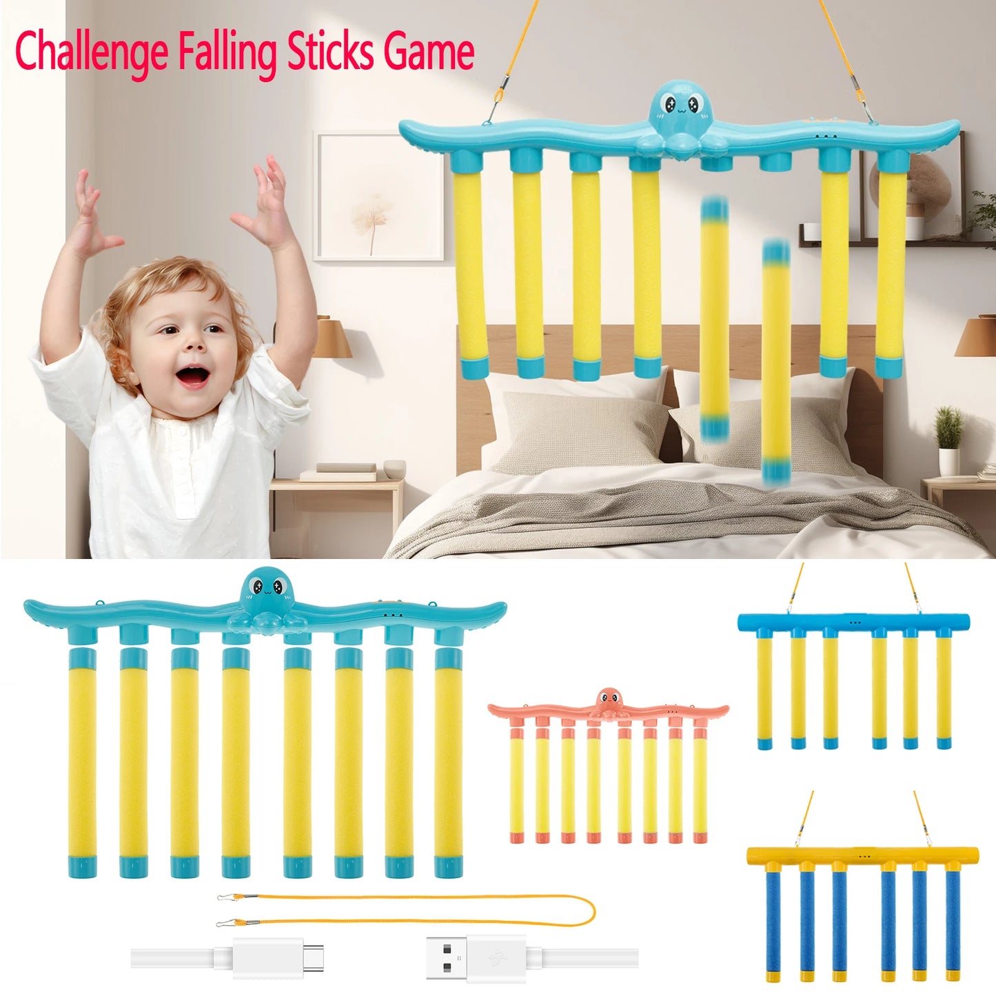 Challenge Falling Sticks Game Kids 