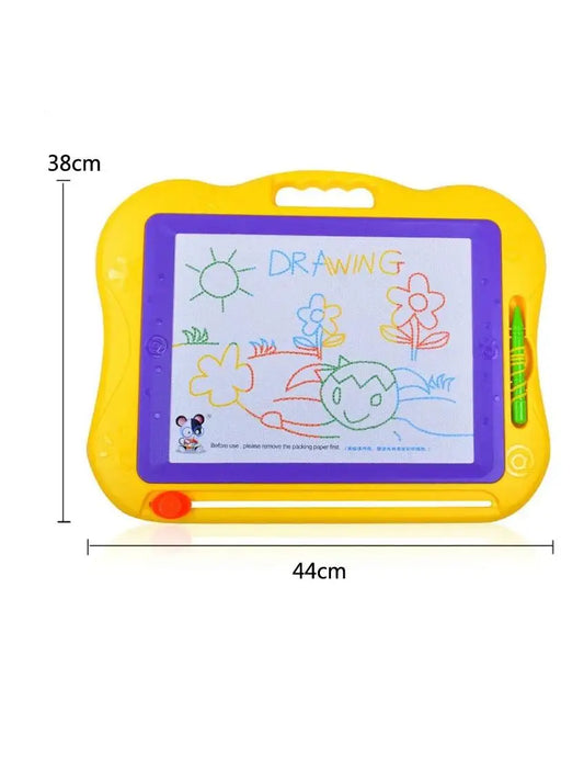 Kids Color Graffiti Board Toy Kids Early Stage Artistic Painting Toy Magnetic Cartoon Drawing Board Toy Educational Drawing Gift